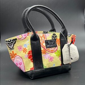 Scout Floral Tote Bag - Black and Multicolor